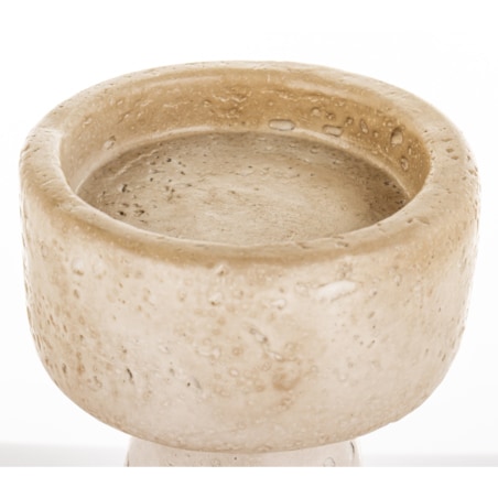 Świecznik cementowy 20x10x10 cm TORING beżowy