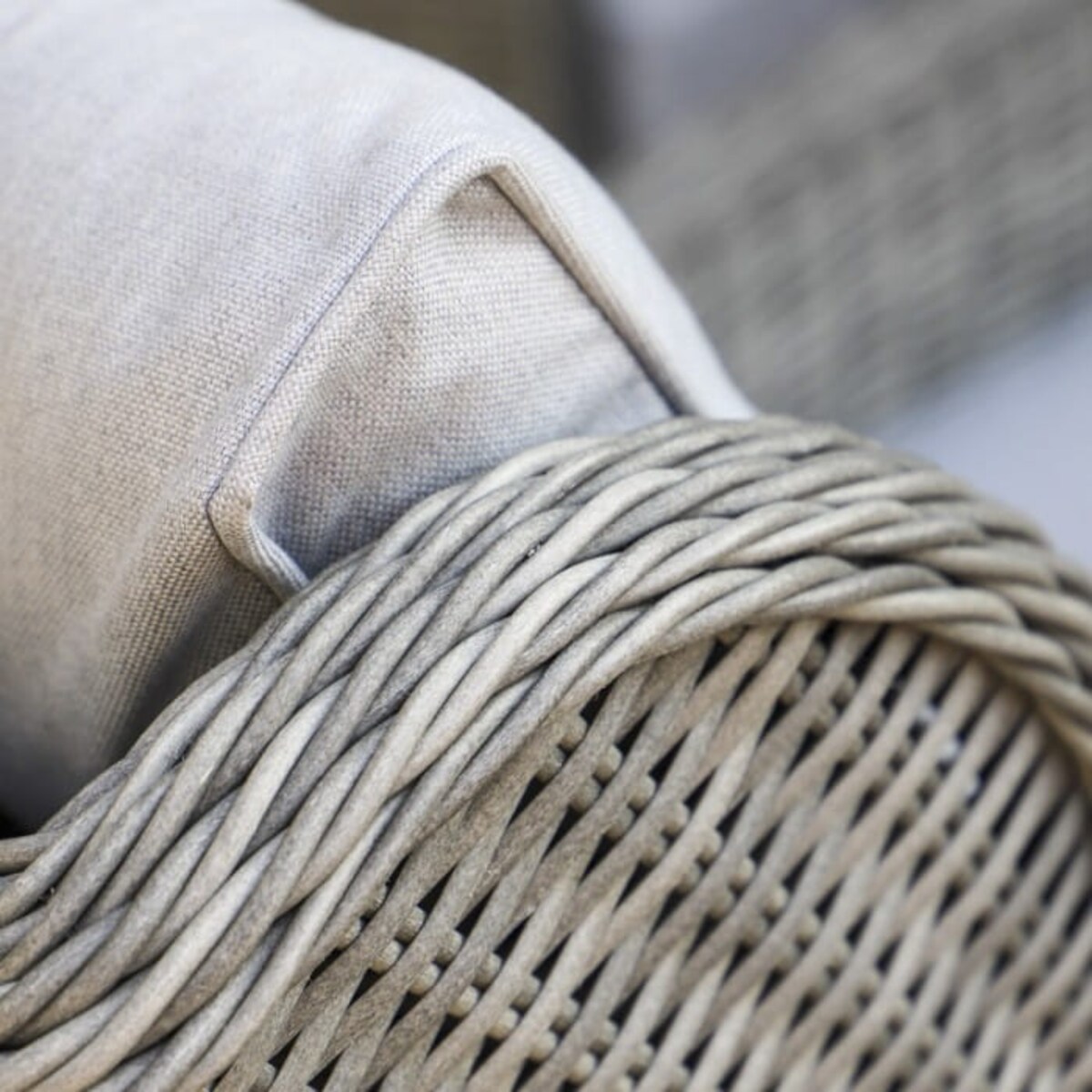 Zestaw mebli ogrodowych Verdi 7 osobowy szary