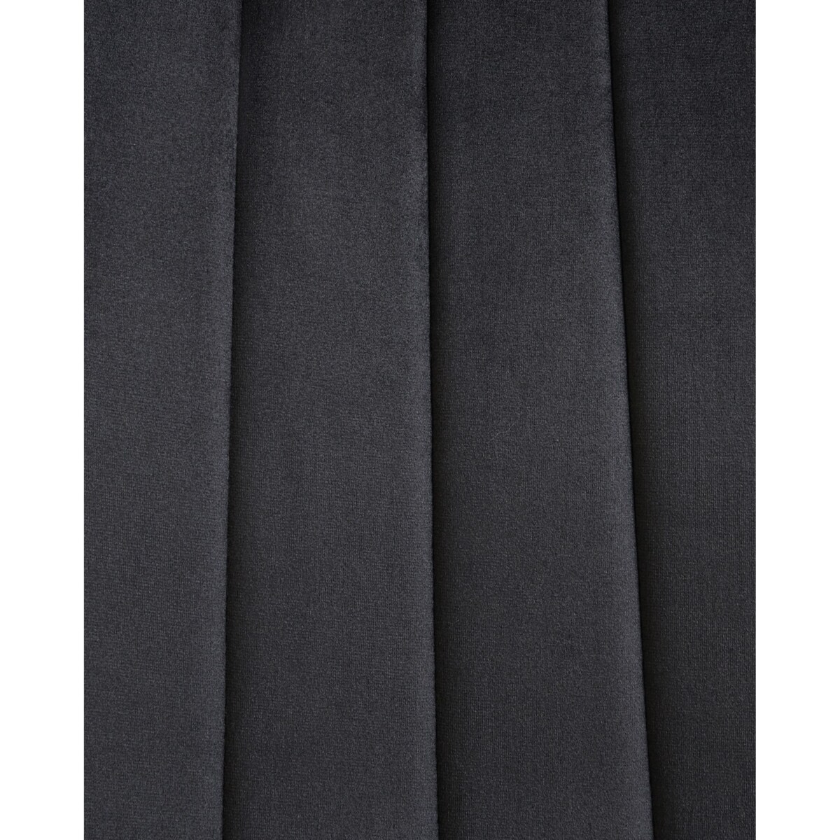 Zestaw 4 krzeseł do jadalni KALISPELL Welur Czarny