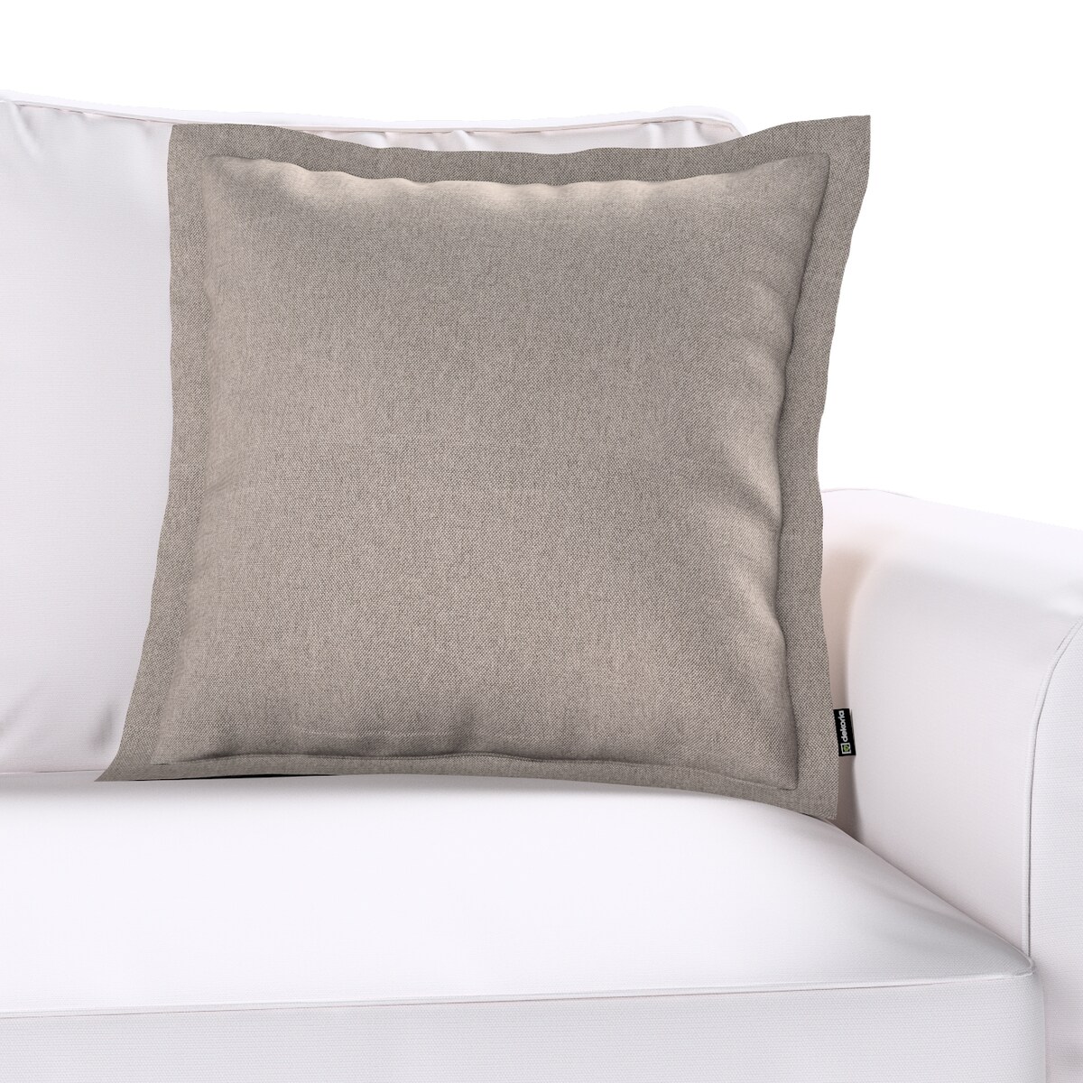 Poszewka Mona na poduszkę 45x45 beżowo-szary