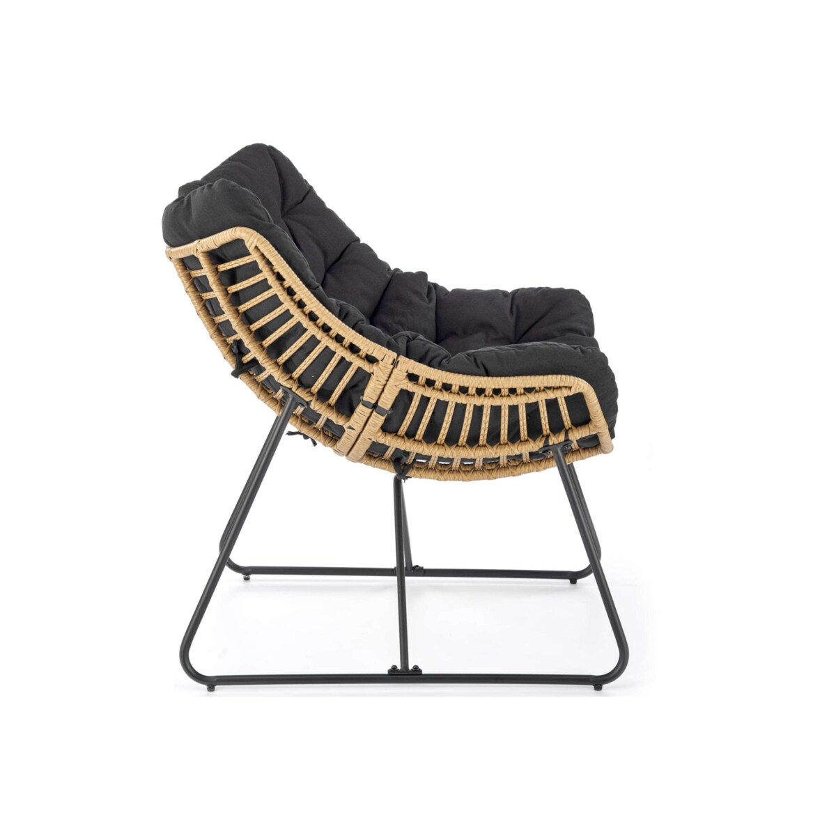 Konsimo BETTA Wygodny fotel ogrodowy z poduszką