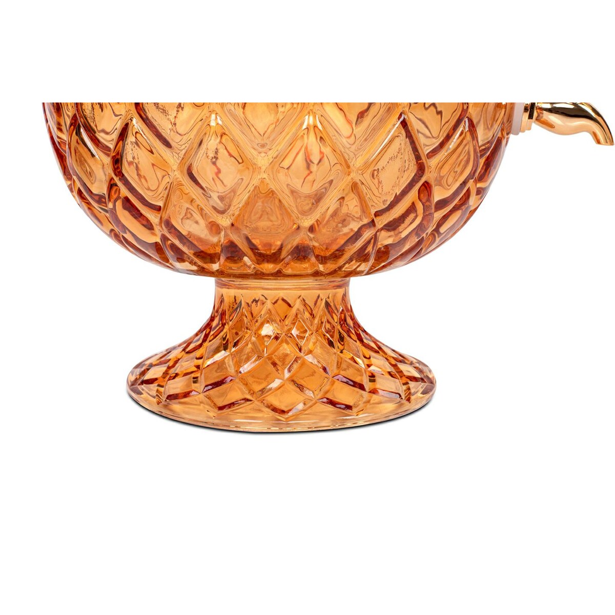 KARE dyspenser do napojów PINEAPPLE bursztynowy