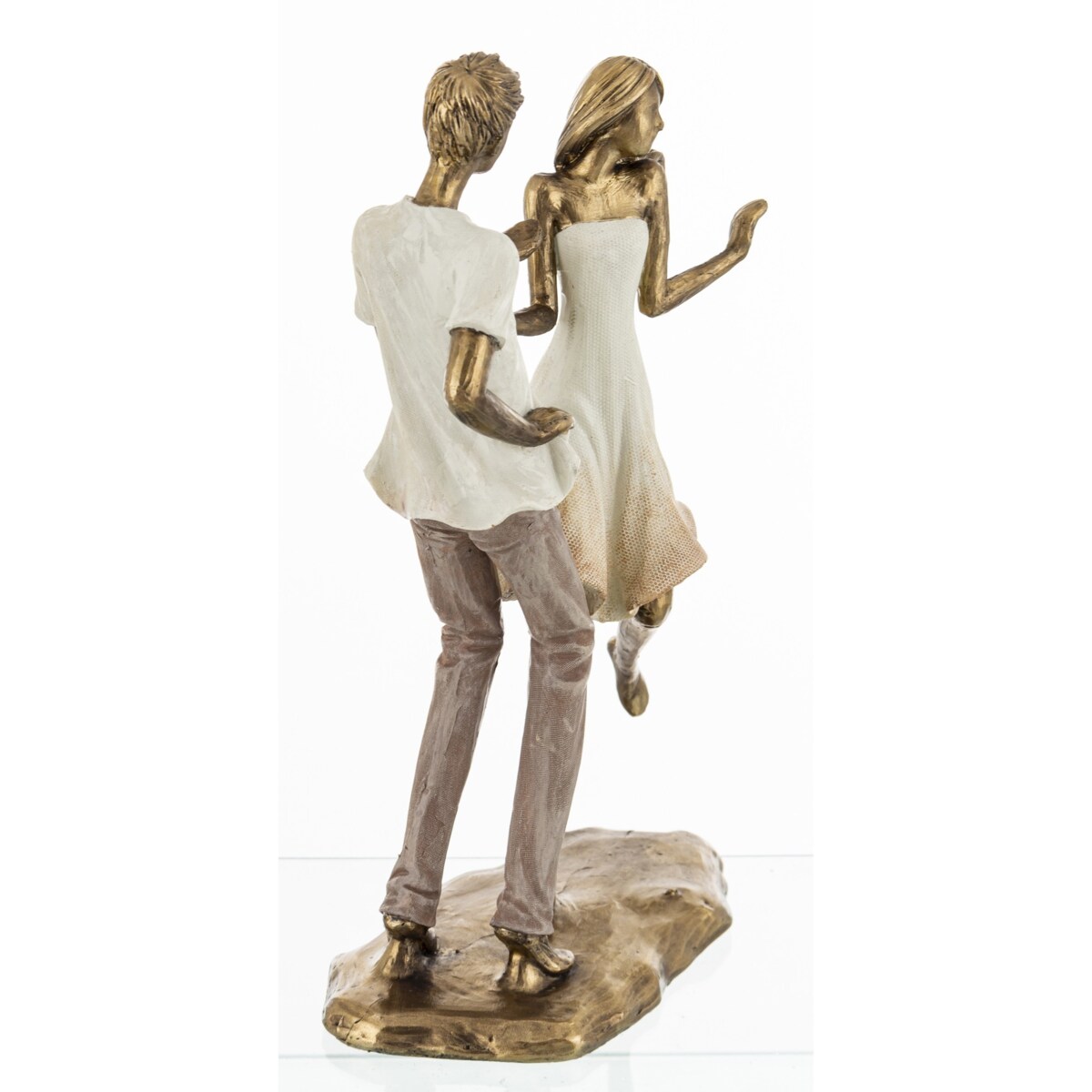 Dekoracja - Para na parkiecie 25x16,5x8,5 cm TANCERZE