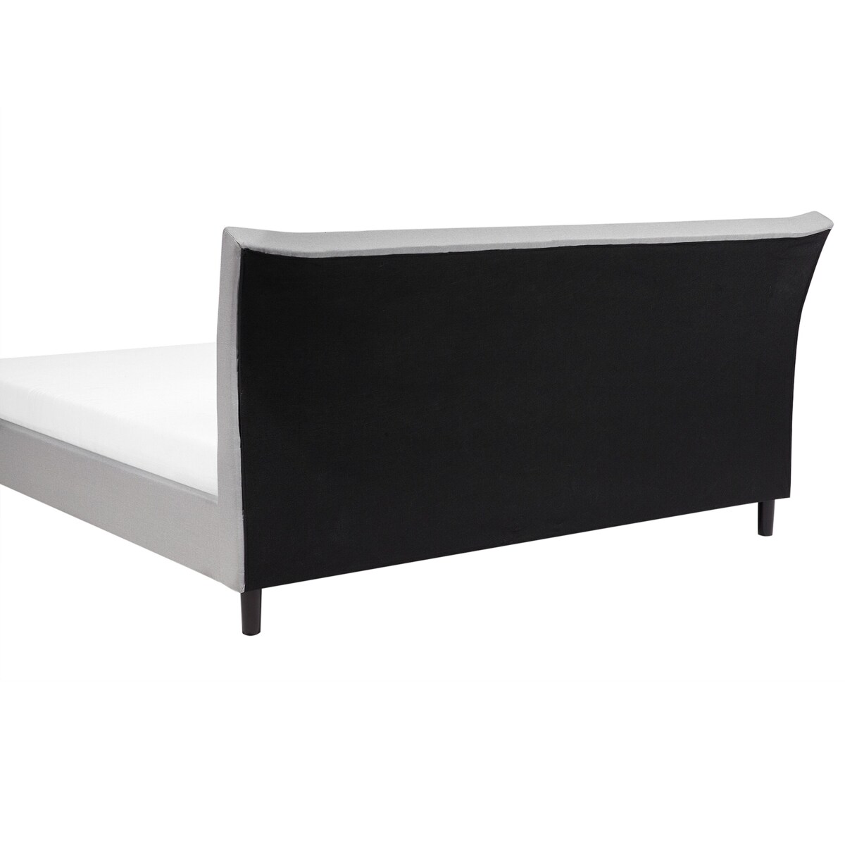 Łóżko tapicerowane 180 x 200 jasnoszare SAVERNE