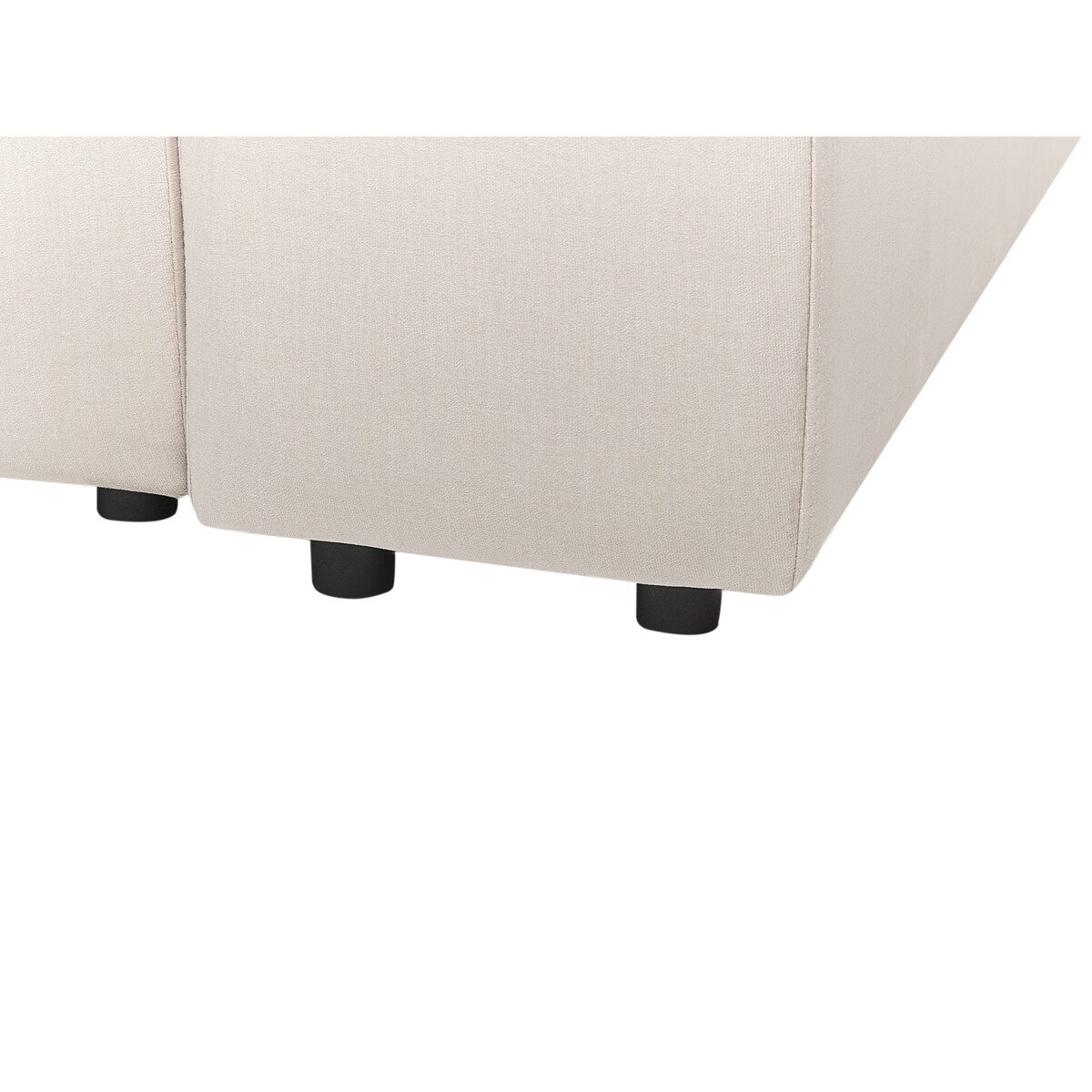 Sofa modułowa FALSTERBO Welur Beżowy dla 3 osób