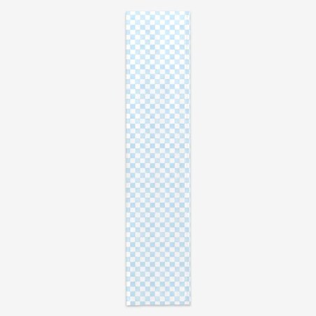 Bieżnik świąteczny - błękitna krata - 40x180