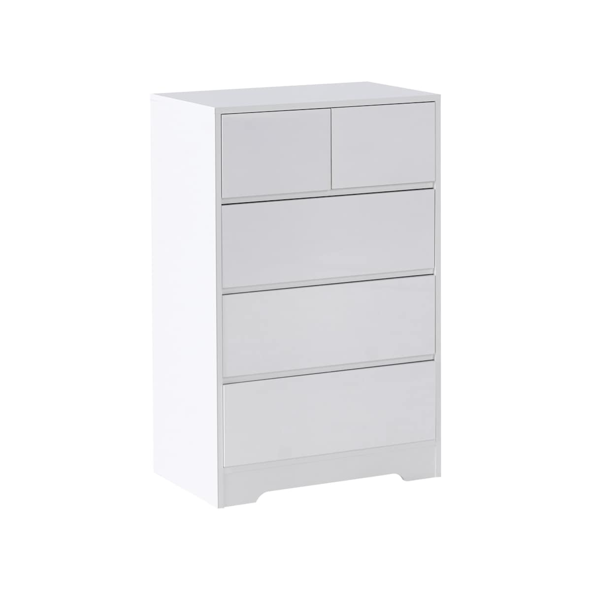 Komoda 5 szuflad ALBERTA Biały