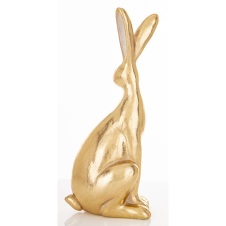 Dekoracja - złoty królik 24,5x8,5x10 cm SVELTA-2 small