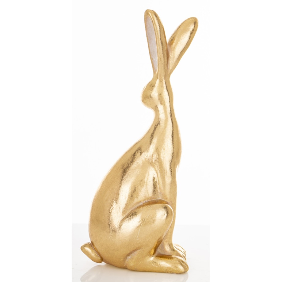 Dekoracja - złoty królik 24,5x8,5x10 cm SVELTA-2 small