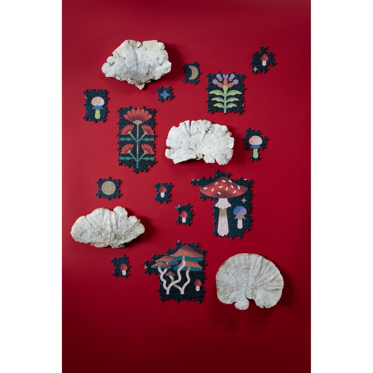 Muno Puzzle "Grzybobranie" by Magdalena Kwiatkowska Puzzle 1000 el. w ozdobnej tubie