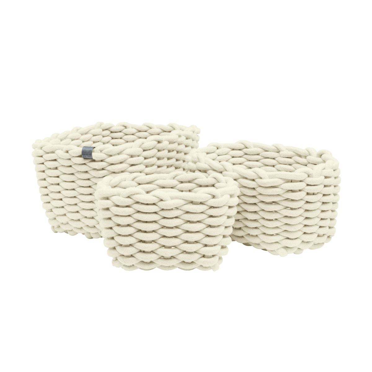 Zestaw plecionych koszyków do przechowywania TOM TAILOR, 3 szt.