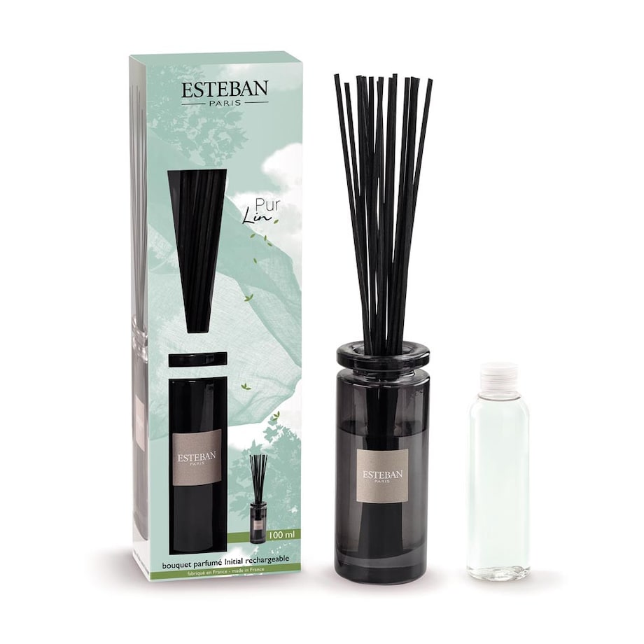 Dyfuzor zapachowy z patyczkami Pur Lin, 100 ml, Esteban