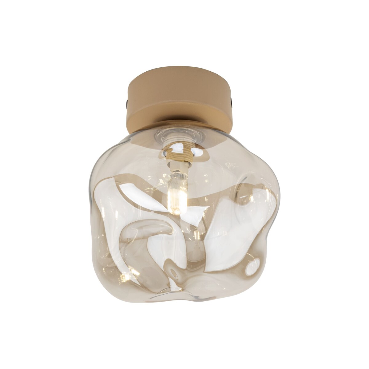 Lampa sufitowo-ścienna TK Lighting LAVA SABIA 11104 beżowo-biała G9