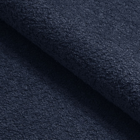 Narożnik Vello z funkcją spania do salonu, lewostronny- boucle- granatowy