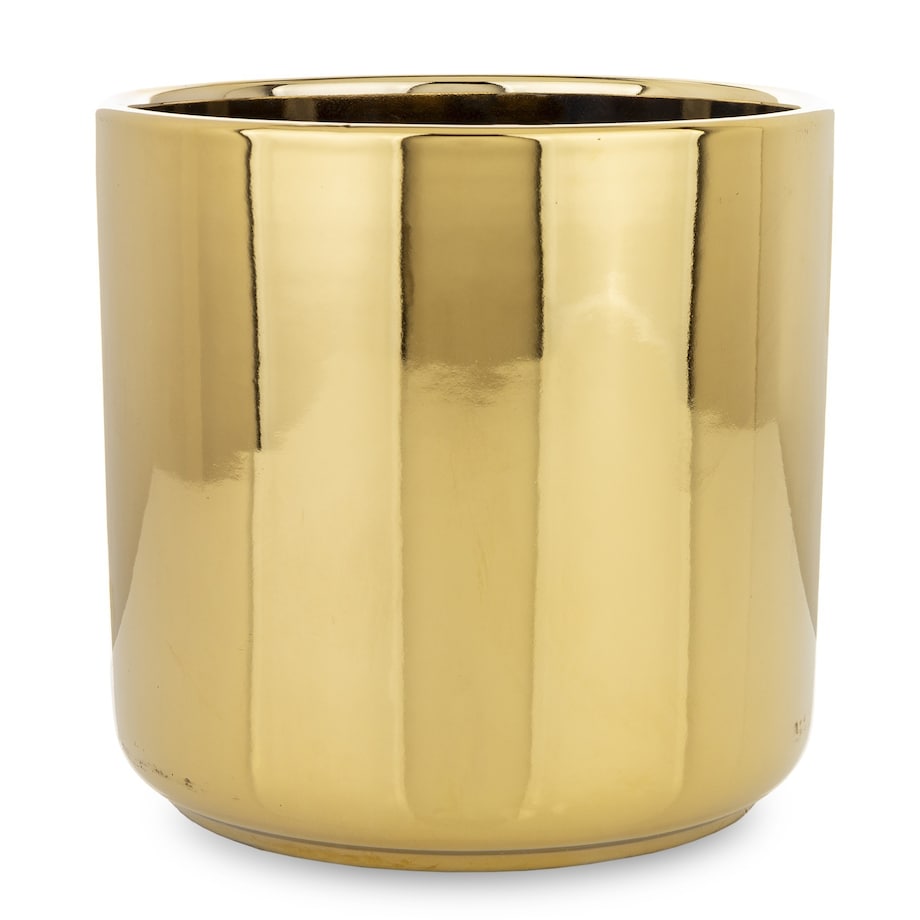 Osłonka ceramiczna złota 15x15 cm