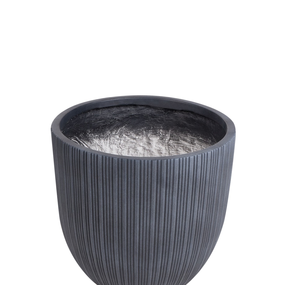 Doniczka 42 x 42 x 39 cm szara FRAXINUS