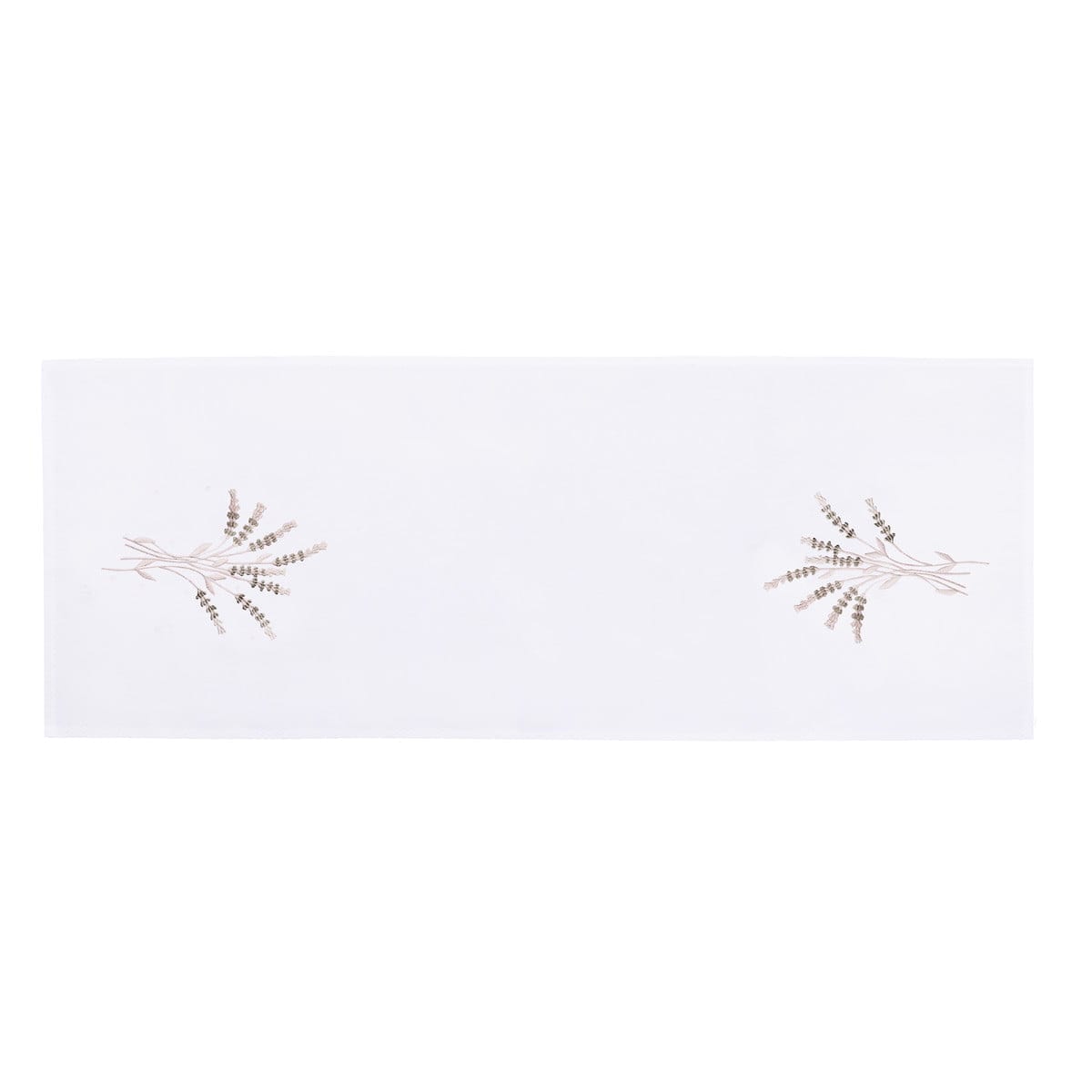 Konsimo CLIMAS Bieżnik plamoodporny, biały/kremowy