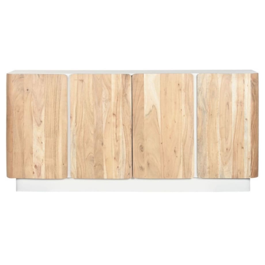 Komoda z drewna mango i akacji 80x170x40 cm AKASJA