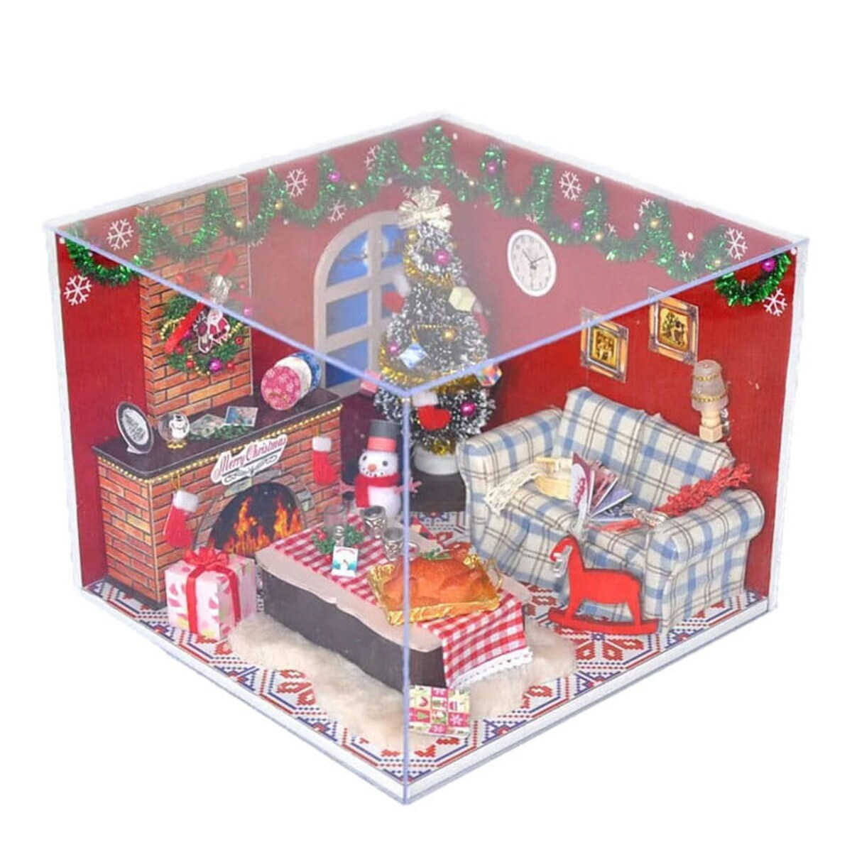 Miniaturowy domek - Kolacja z Mikołajem