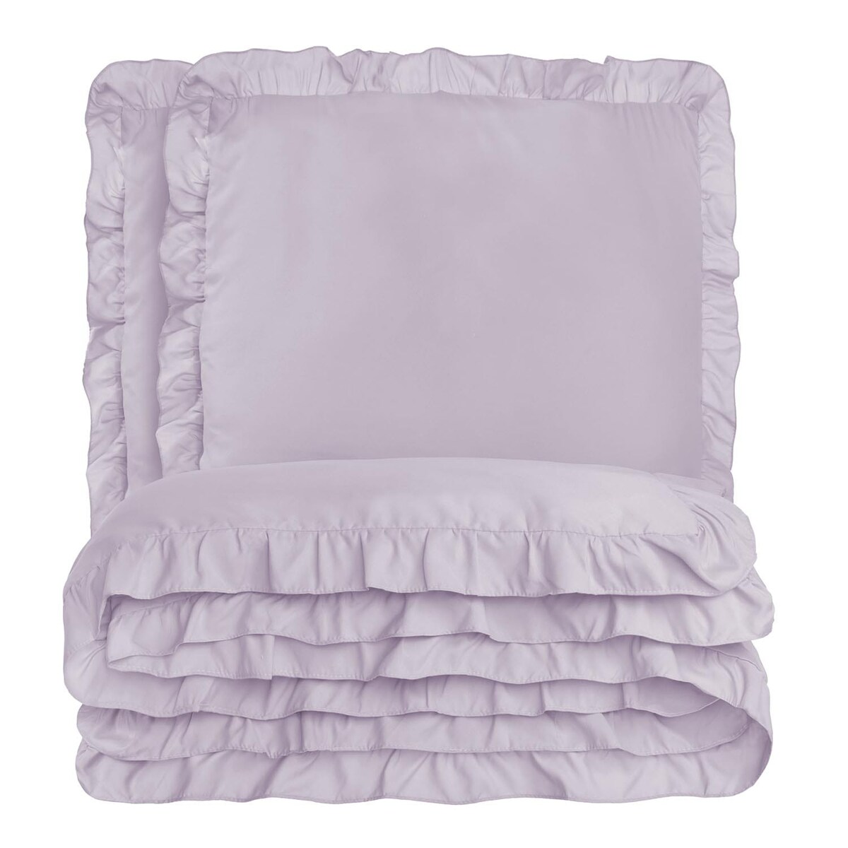 Wrzosowa Pościel z Falbanką 220x200 Ruffy