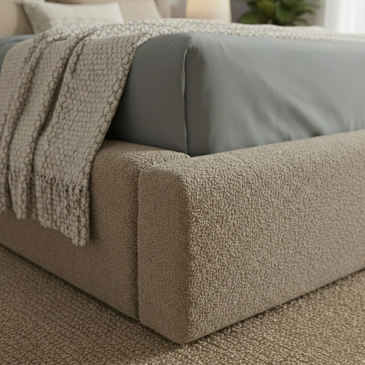 Łóżko Tapicerowane Consul 140X200 Stelaż Pojemnik Na Pościel Loop 03