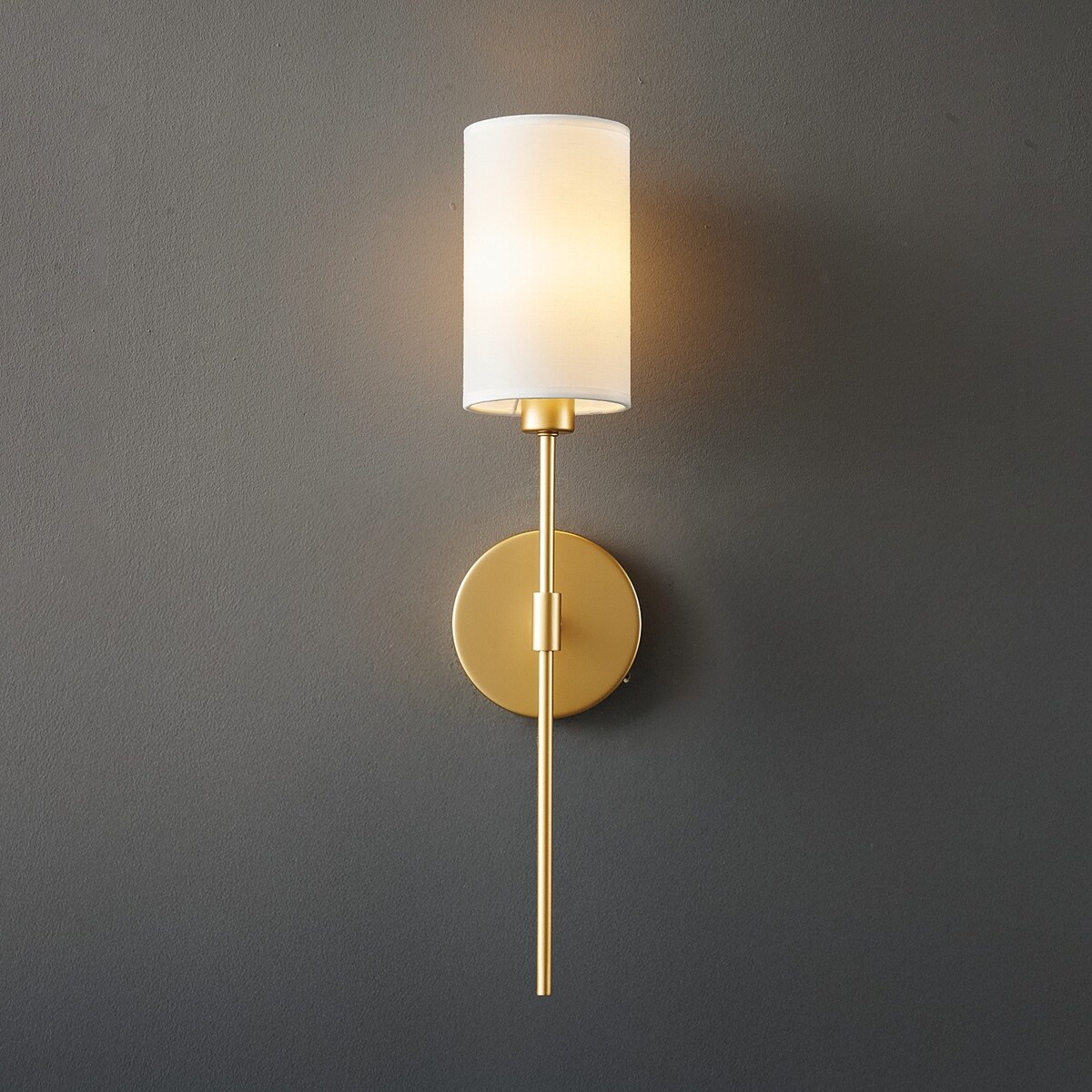 Lampa ścienna DARLING złota 53 cm