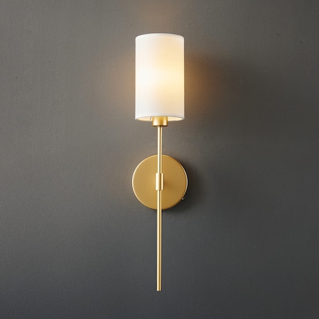 Lampa ścienna DARLING złota 53 cm