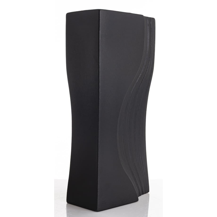 Wazon porcelanowy 35x17x12 cm PRINCIPE czarny