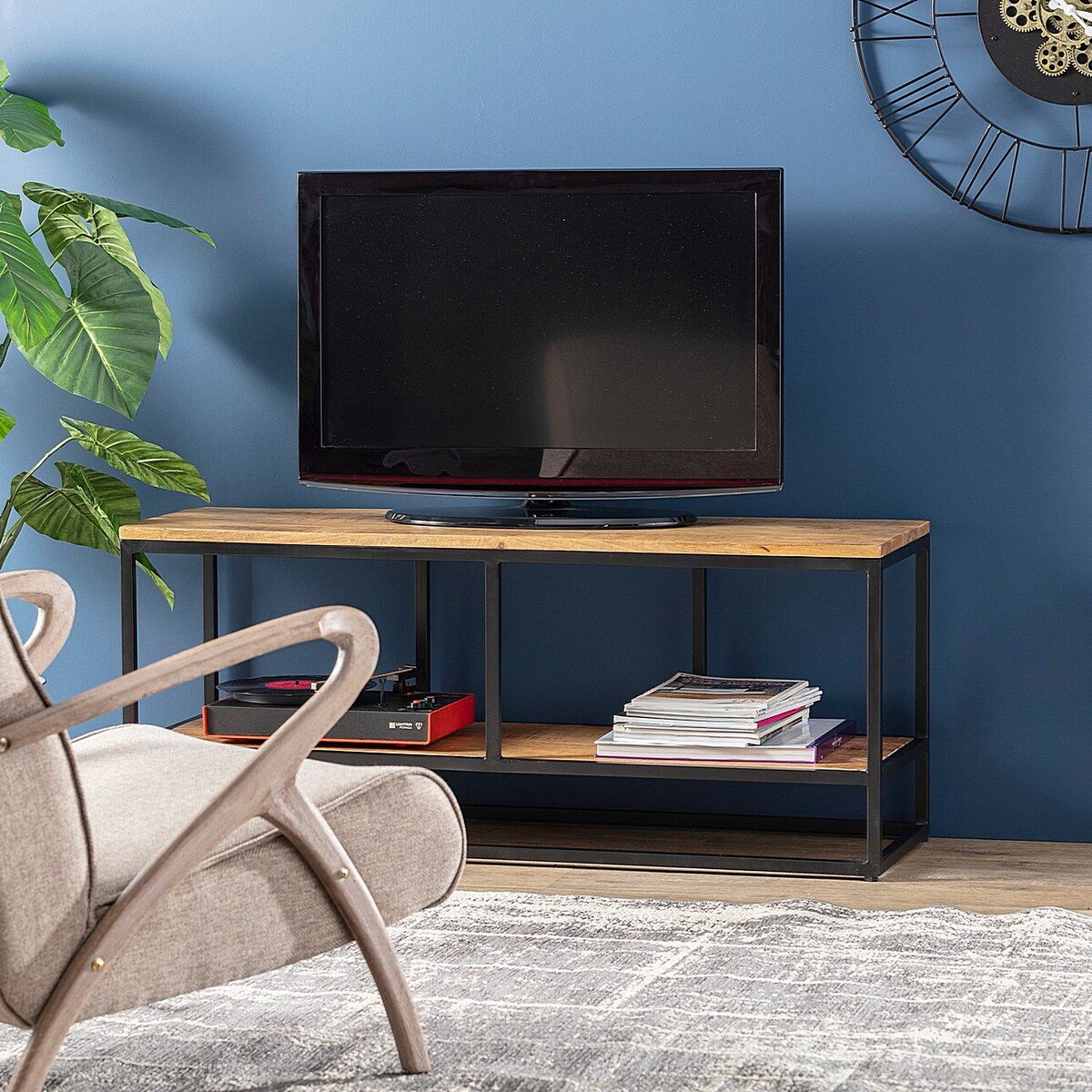 Szafka RTV Loft, 120 x 40 x 50 cm