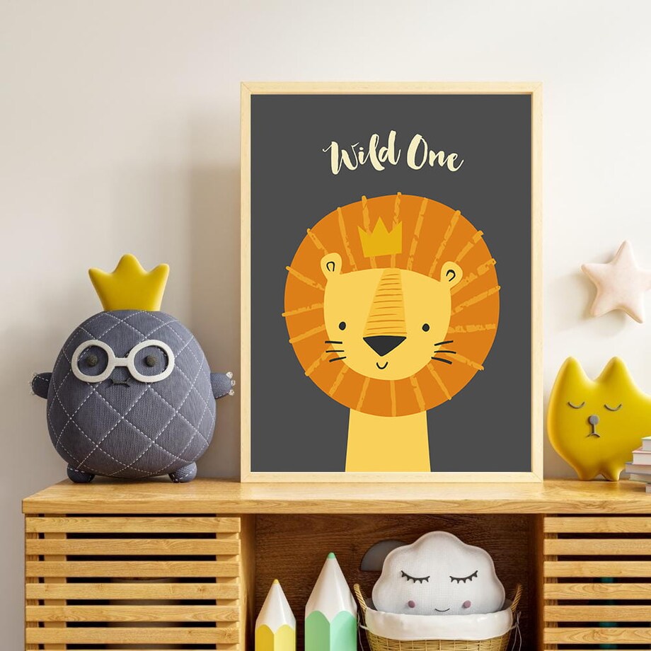 plakat król lew 50x70 cm