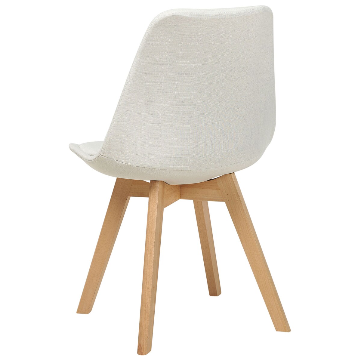 Zestaw 2 krzeseł do jadalni złamana biel DAKOTA II