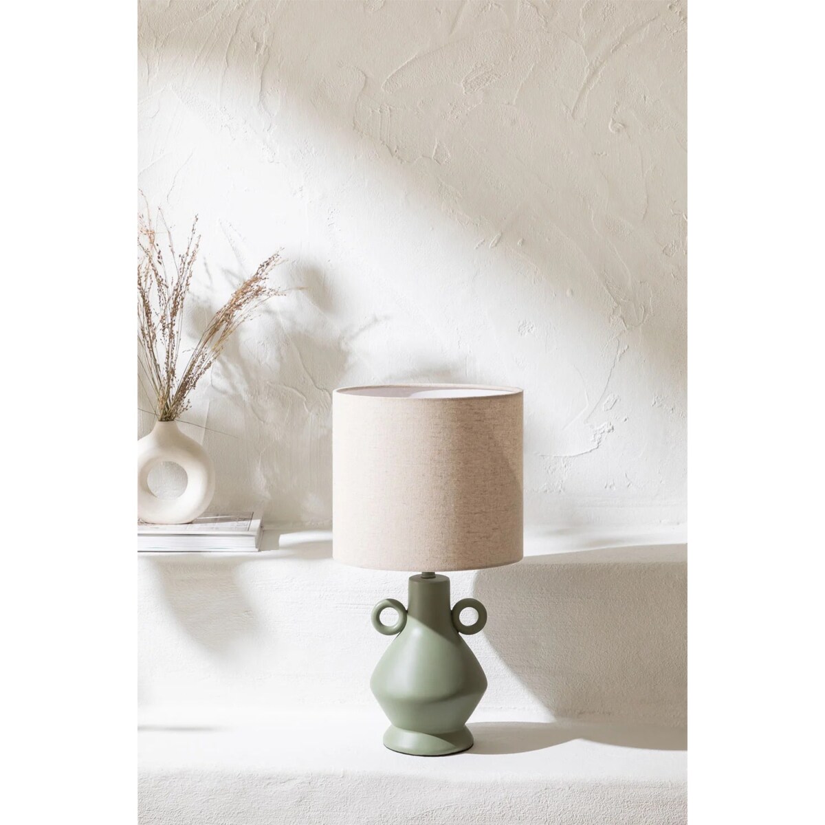 Lampa stołowa z żywicy Celadón 42 cm