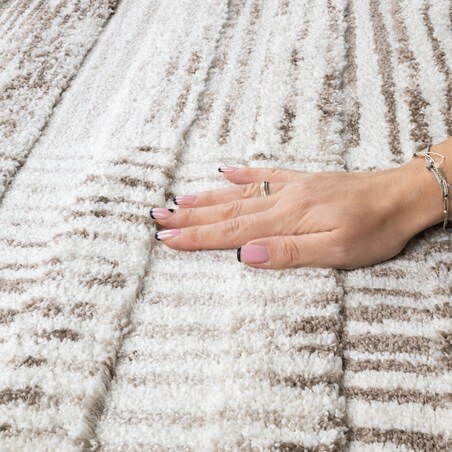 Dywan nowoczesny Mono 200x300 cm Abstrakcja kremowy