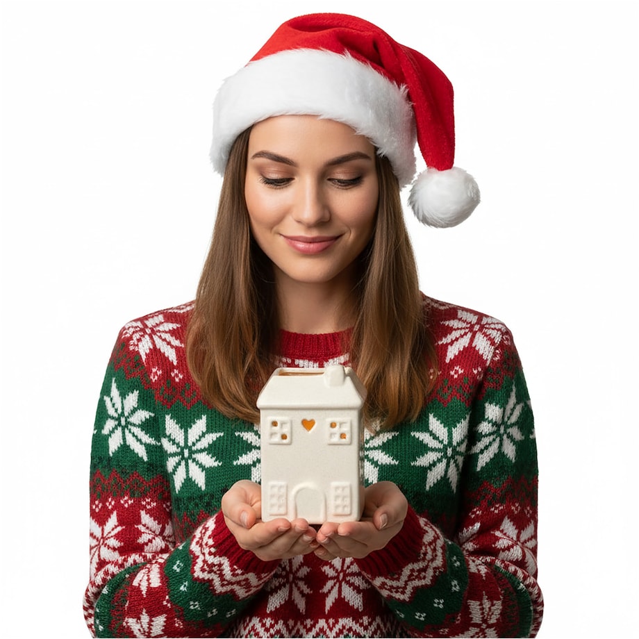 Kominek Zapachowy Na Wosk Olejowy Domek Dekoracja Świąteczna Z Woskiem