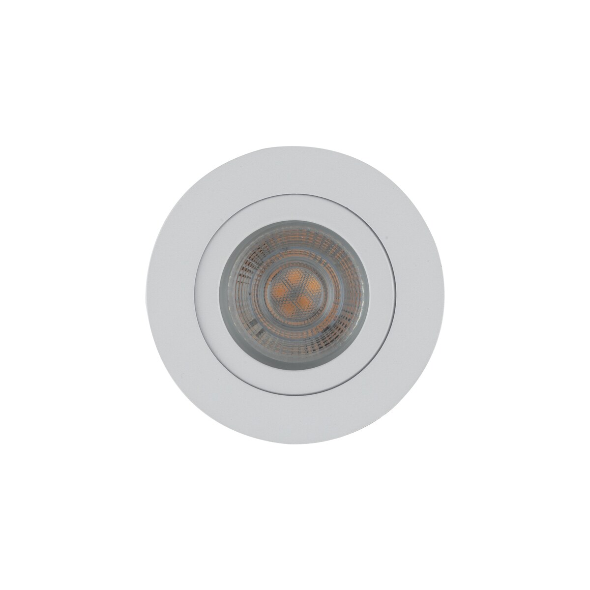 TK Lighting AURA WHITE 10572 oprawa wpuszczana łazienkowa IP65 GU10 biała ruchoma