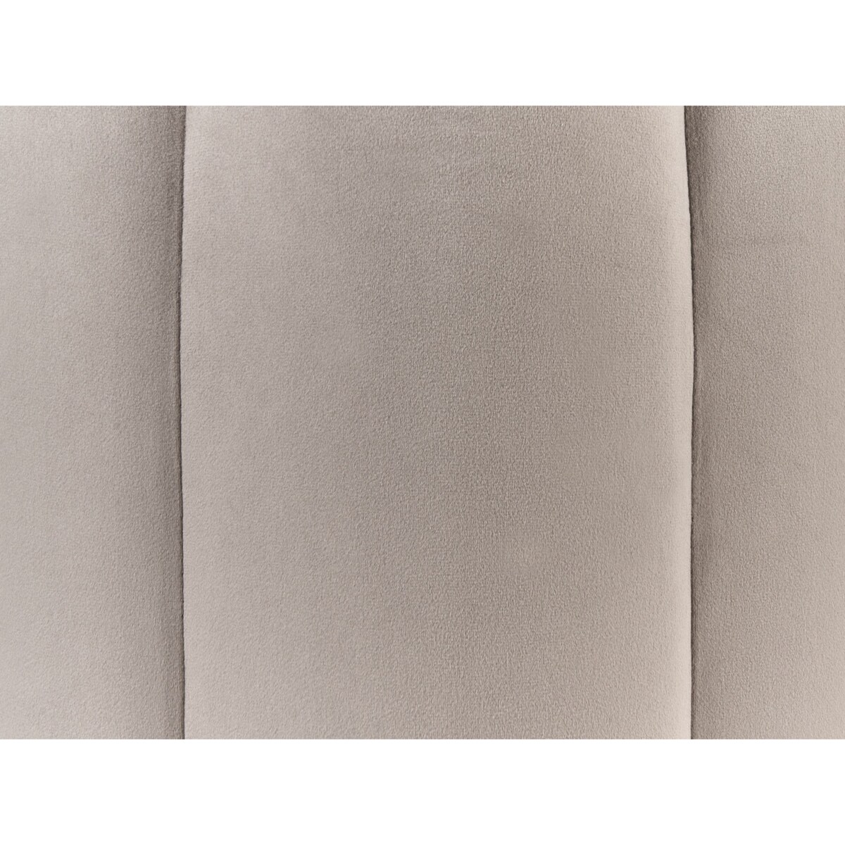 Puf welurowy 39 x 34 cm beżowoszary TAPPEN