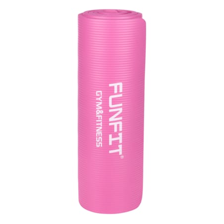 Mata Fitness 183x61 cm do jogi i ćwiczeń FUNFIT różowa