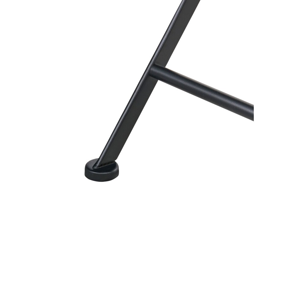 Zestaw 2 krzeseł ogrodowych AGGIUS Składane Metal Czarny