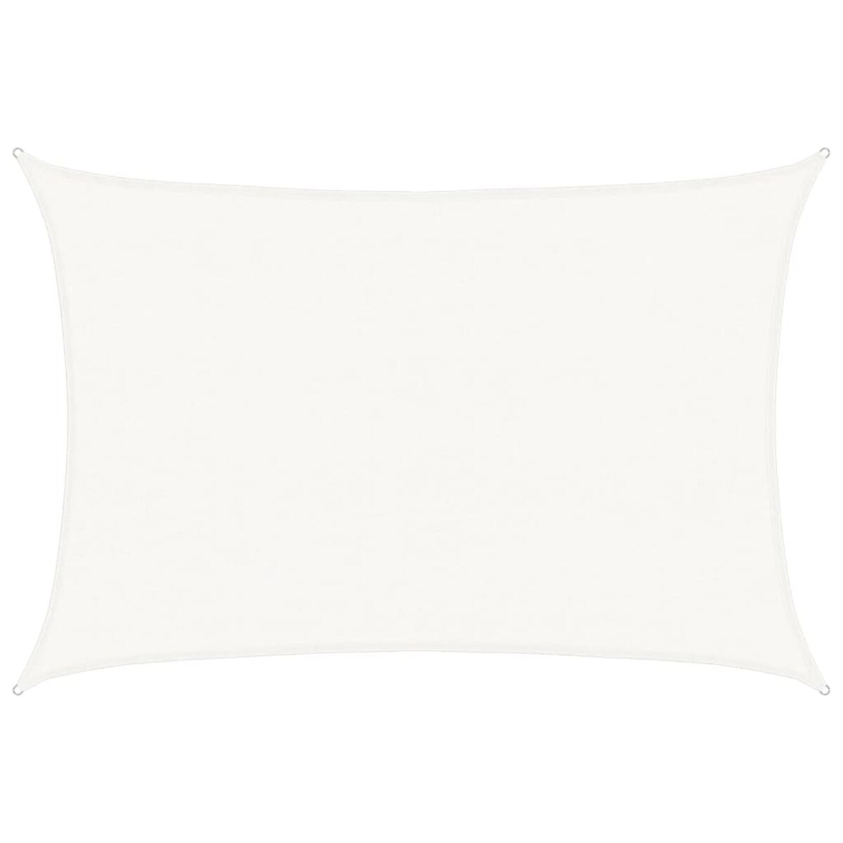 vidaXL Żagiel przeciwsłoneczny, 160 g/m², biały, 4x5 m, HDPE