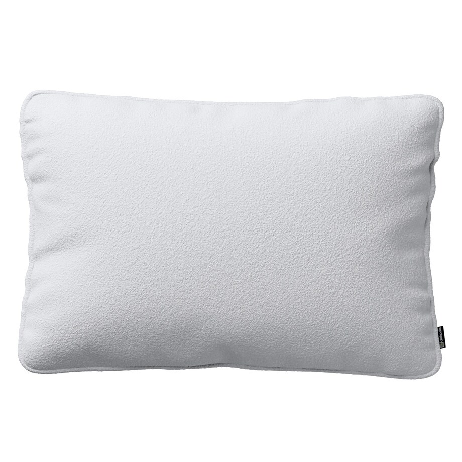 Poszewka Gabi na poduszkę prostokątna 60x40 biała bukla