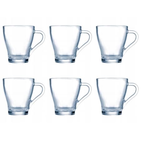 ZESTAW SZKLANKA KUBEK 6 x 280 ml MAHAK LUMINARC filiżanka na kawę herbatę