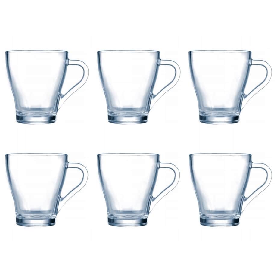ZESTAW SZKLANKA KUBEK 6 x 280 ml MAHAK LUMINARC filiżanka na kawę herbatę
