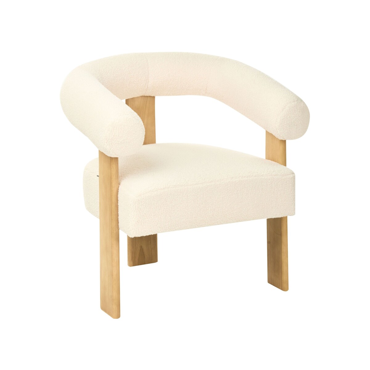 Komplet wypoczynkowy ILBRO Boucle Złamana biel/ jasny brąz