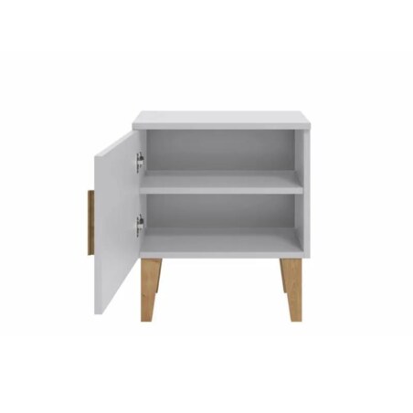 Szafka nocna KUBI biała