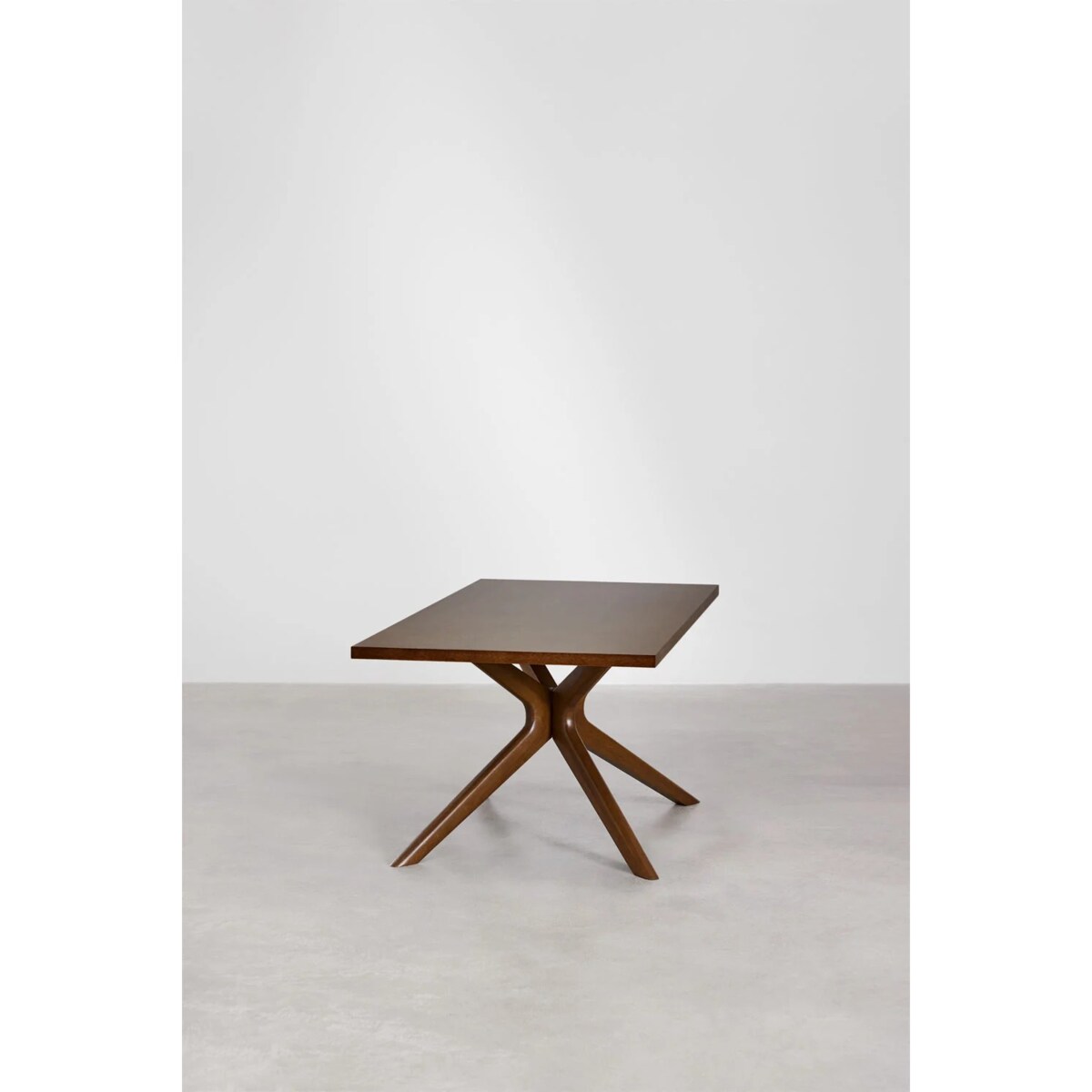 Prostokątny stół jadalniany 180x90 cm Arnaiz ciemnobrązowy