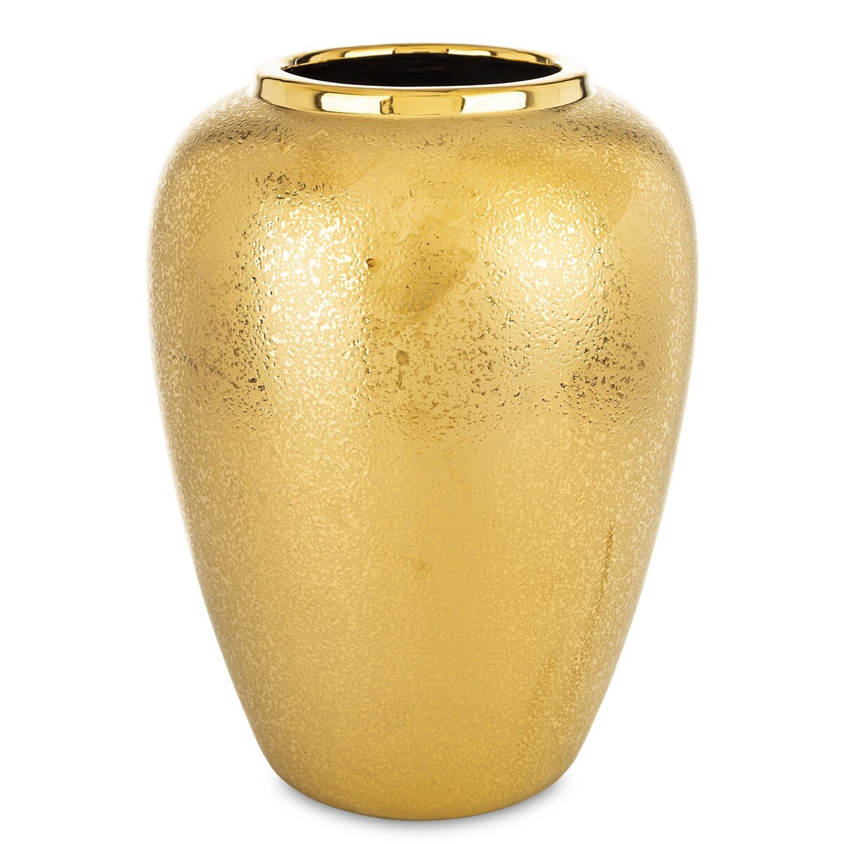 Wazon ceramiczny 28x18x18 cm MEEKE złoty