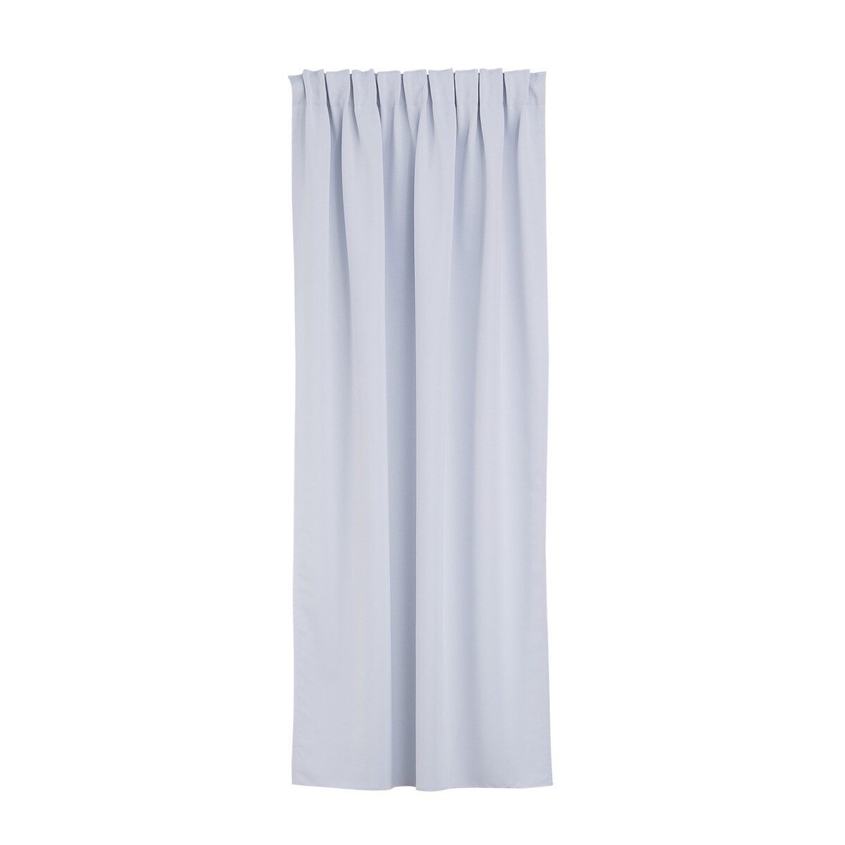 Zasłona zaciemniająca na taśmie marszczącej stalowa biel 140 x 280 cm 1 szt. 140x280 biały