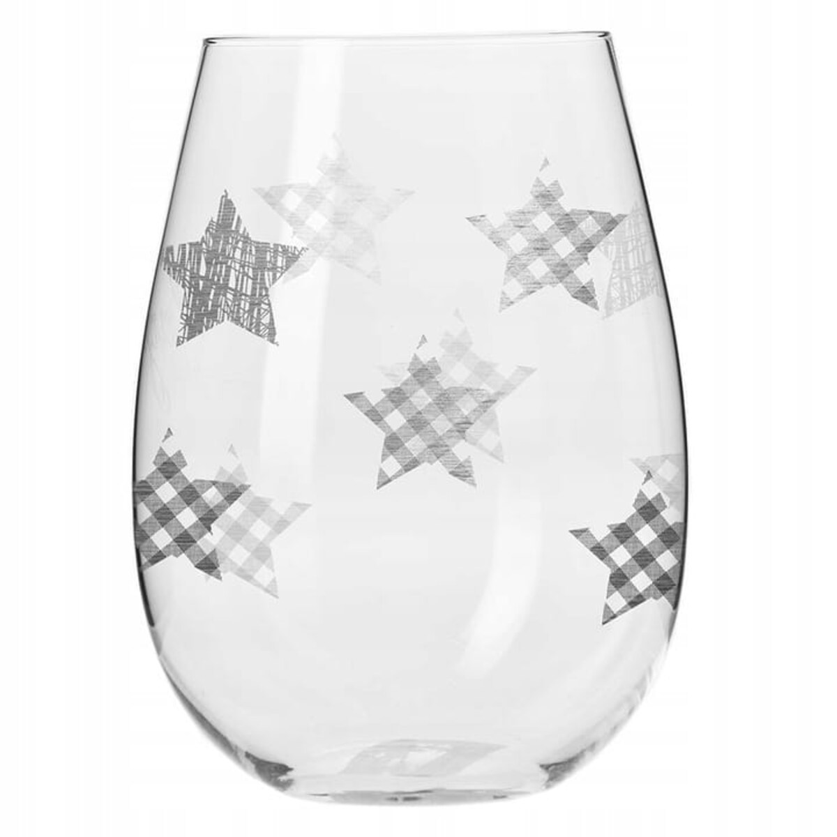 Szklanki do napojów Świąteczne Krosno Komplet 6 szt Gwiazdy 500 ml