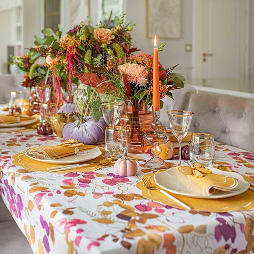 Obrus Purple Sparrow - 130 cm x 200 cm