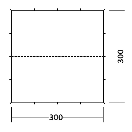 Easy Camp Namiot typu tarp, 3x3m, rustykalna zieleń